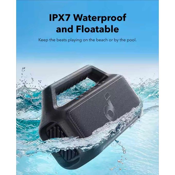 Soundcore Boom 2 SE - Haut-parleur boombox - pour utilisation mobile - sans fil - Bluetooth - Contrôlé par application - 30 Watt