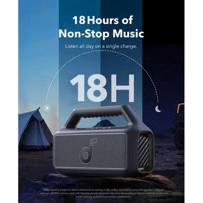 Soundcore Boom 2 SE - Haut-parleur boombox - pour utilisation mobile - sans fil - Bluetooth - Contrôlé par application - 30 Watt