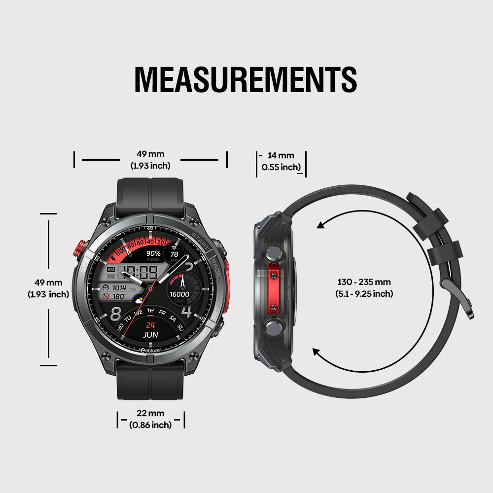 Zeblaze Stratos 4 - Montre intelligente GPS montre intelligente